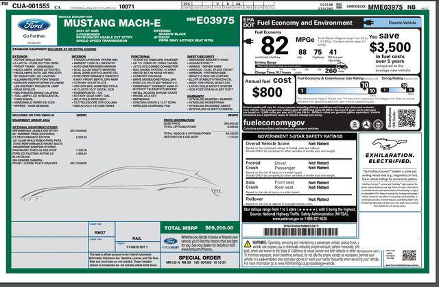 used 2021 Ford Mustang Mach-E car, priced at $27,777