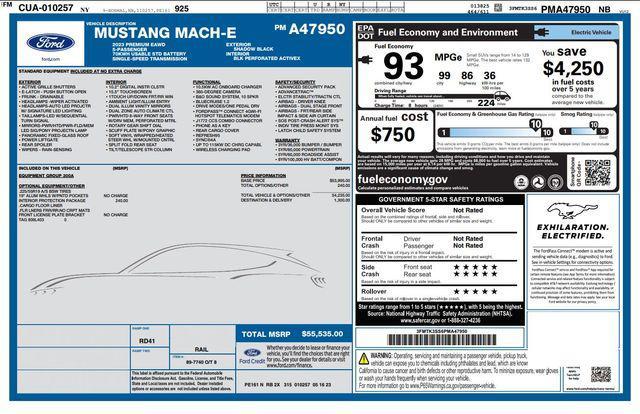 used 2023 Ford Mustang Mach-E car, priced at $31,372