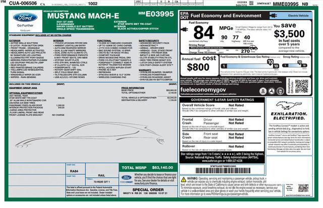 used 2021 Ford Mustang Mach-E car, priced at $26,926