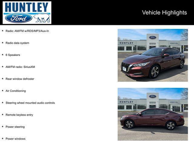 used 2022 Nissan Sentra car, priced at $15,333