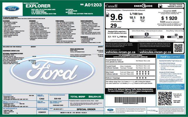 used 2022 Ford Explorer car, priced at $33,933