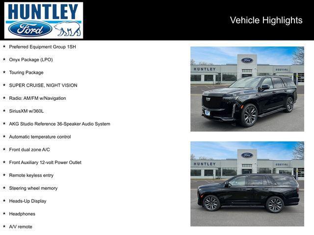 used 2023 Cadillac Escalade car, priced at $89,972