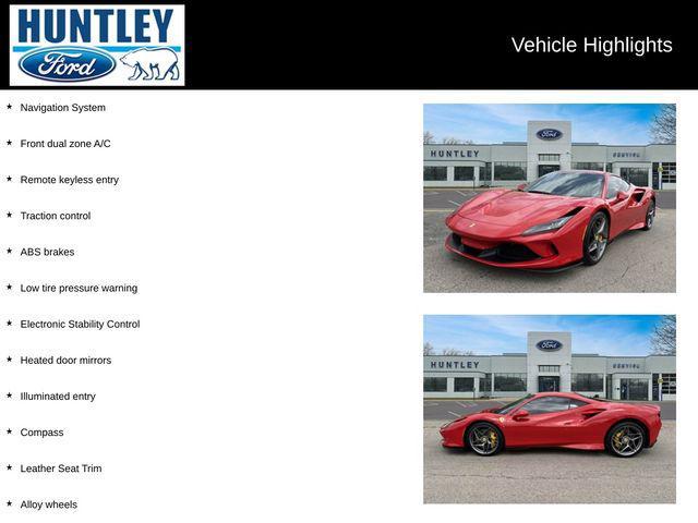 used 2021 Ferrari F8 Tributo car, priced at $356,588