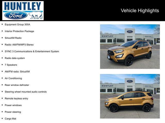 used 2022 Ford EcoSport car, priced at $17,997