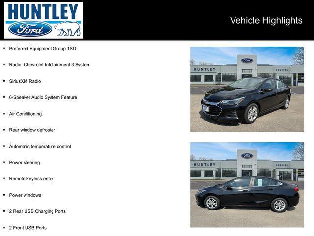 used 2019 Chevrolet Cruze car, priced at $10,222