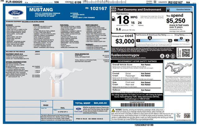 used 2024 Ford Mustang car, priced at $48,888