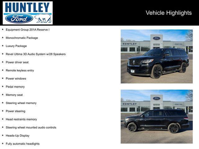 used 2022 Lincoln Navigator L car, priced at $58,772