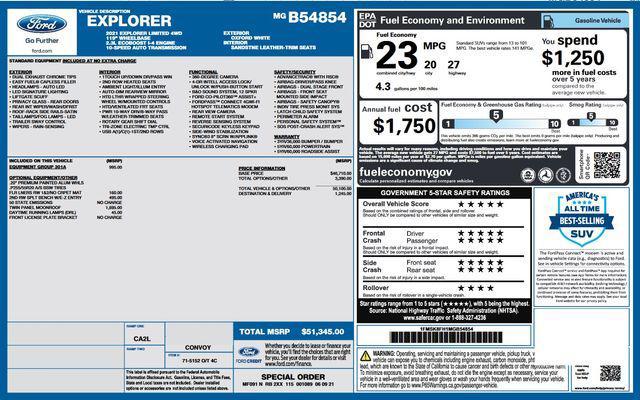 used 2021 Ford Explorer car, priced at $29,888