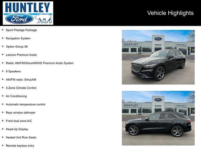 used 2023 Genesis GV70 car, priced at $37,222