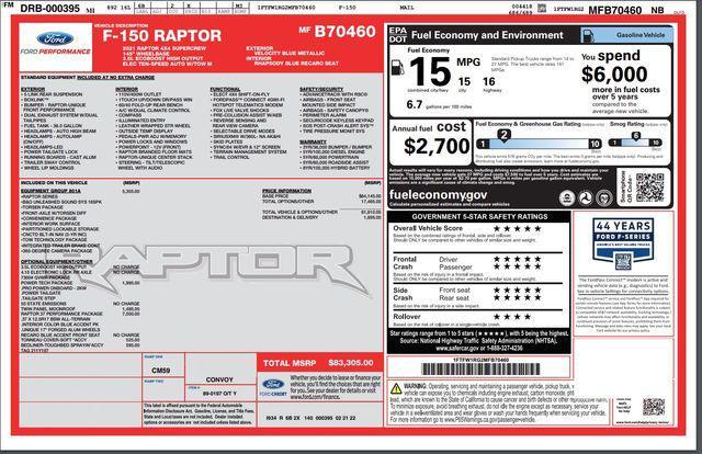 used 2021 Ford F-150 car, priced at $60,972