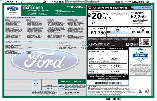 used 2022 Ford Explorer car, priced at $37,888