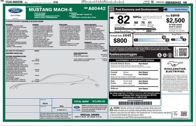 used 2022 Ford Mustang Mach-E car, priced at $33,972