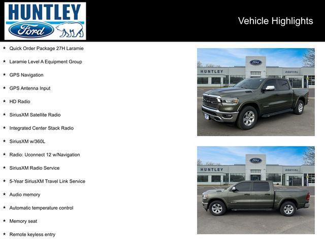 used 2021 Ram 1500 car, priced at $36,371