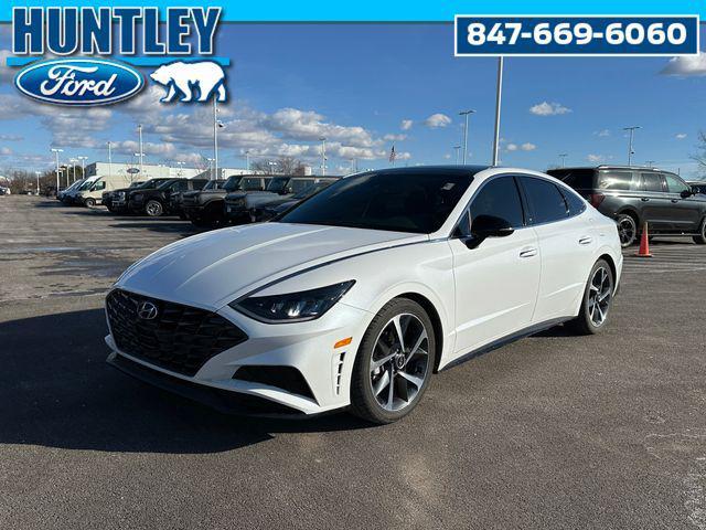 used 2021 Hyundai Sonata car, priced at $16,972