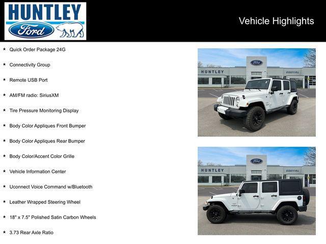 used 2016 Jeep Wrangler Unlimited car, priced at $16,172