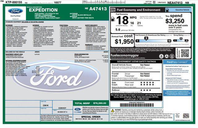 used 2022 Ford Expedition car, priced at $51,372