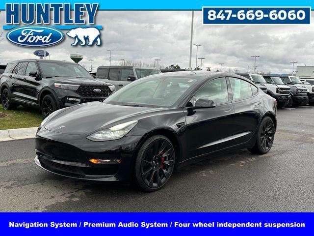 used 2023 Tesla Model 3 car, priced at $33,933