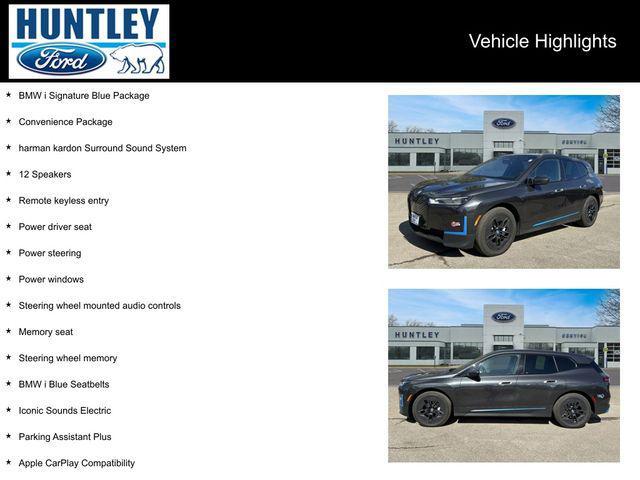 used 2024 BMW iX car, priced at $53,888