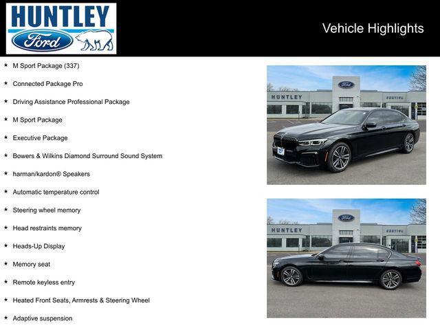 used 2021 BMW 750 car, priced at $45,972