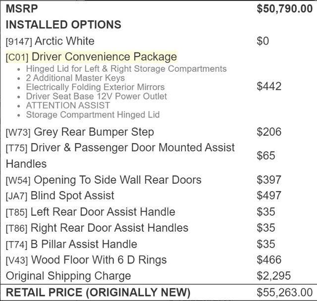 used 2023 Mercedes-Benz Sprinter 2500 car, priced at $39,939