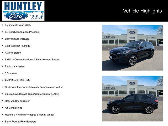 used 2022 Ford Escape car, priced at $18,887