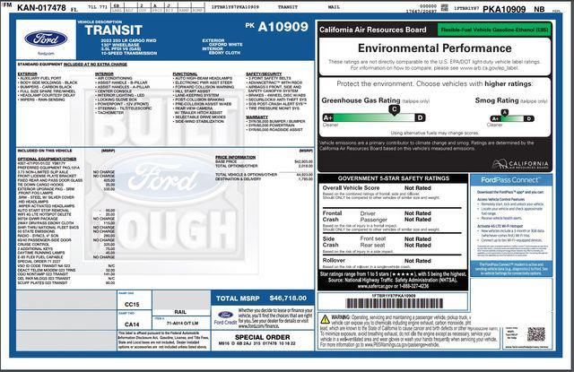 used 2023 Ford Transit-150 car, priced at $35,888