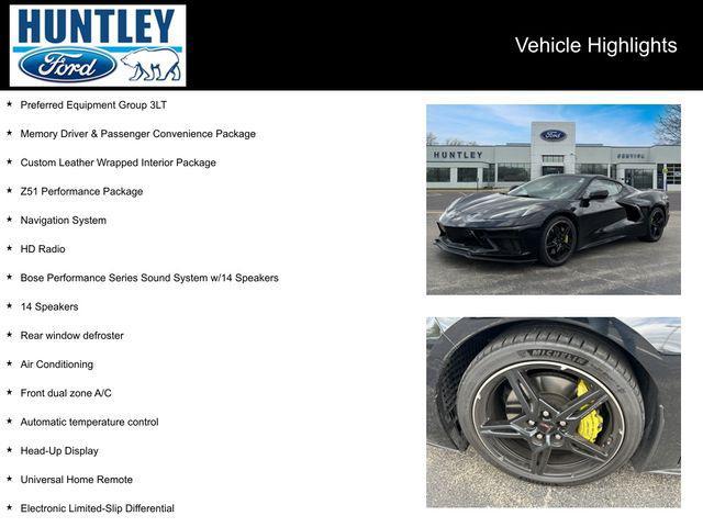 used 2020 Chevrolet Corvette car, priced at $59,887