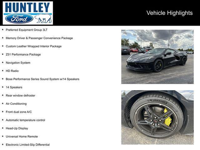 used 2020 Chevrolet Corvette car, priced at $62,887