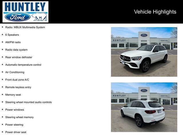 used 2021 Mercedes-Benz GLC 300 car, priced at $26,997