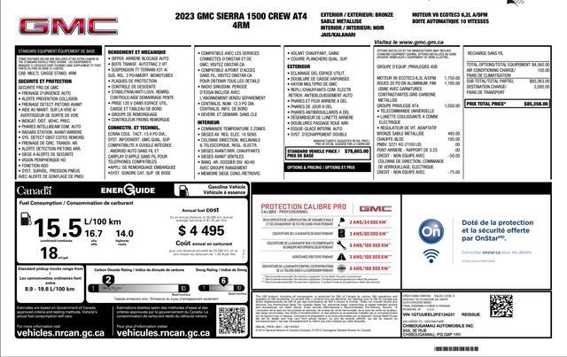 used 2023 GMC Sierra 1500 car, priced at $48,888