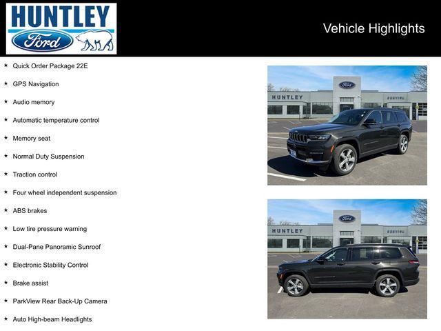 used 2021 Jeep Grand Cherokee L car, priced at $30,772