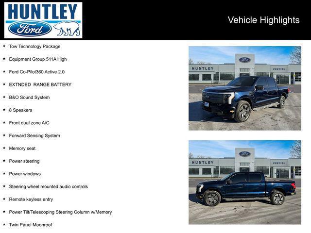 used 2022 Ford F-150 Lightning car, priced at $39,372