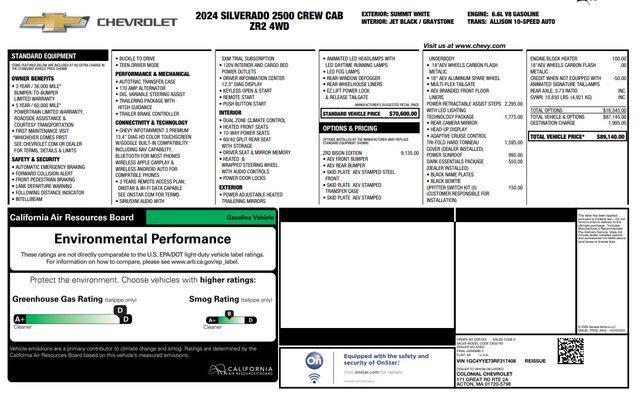 used 2024 Chevrolet Silverado 2500 car, priced at $73,772