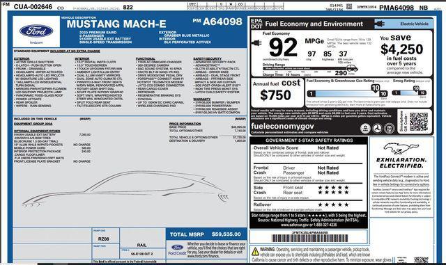 used 2023 Ford Mustang Mach-E car, priced at $32,932