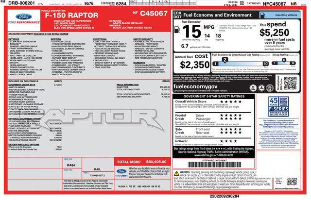 used 2022 Ford F-150 car, priced at $62,962