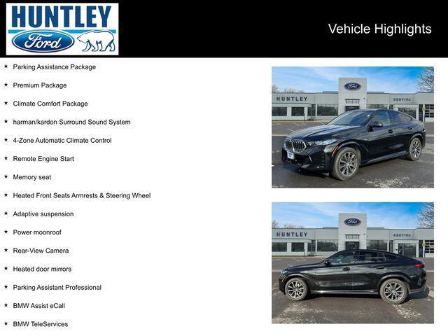 used 2024 BMW X6 car, priced at $55,372