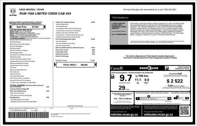 used 2020 Ram 1500 car, priced at $37,777