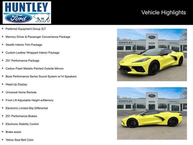 used 2023 Chevrolet Corvette car, priced at $74,772