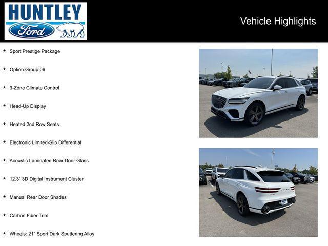 used 2023 Genesis GV70 car, priced at $46,888