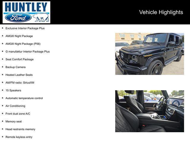 used 2023 Mercedes-Benz AMG G 63 car, priced at $168,222