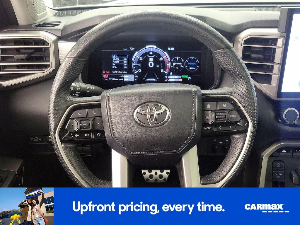 used 2022 Toyota Tundra Hybrid car, priced at $48,998