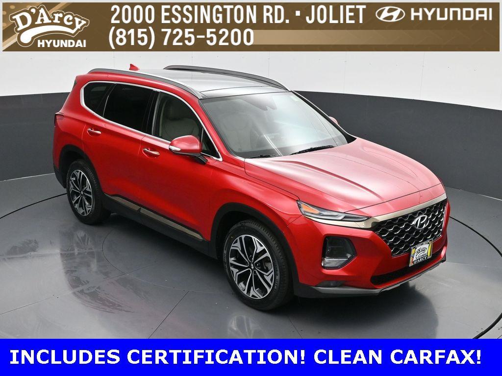 used 2020 Hyundai Santa Fe car, priced at $20,179