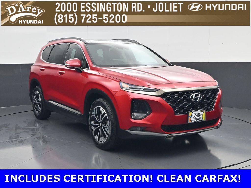 used 2020 Hyundai Santa Fe car, priced at $20,179