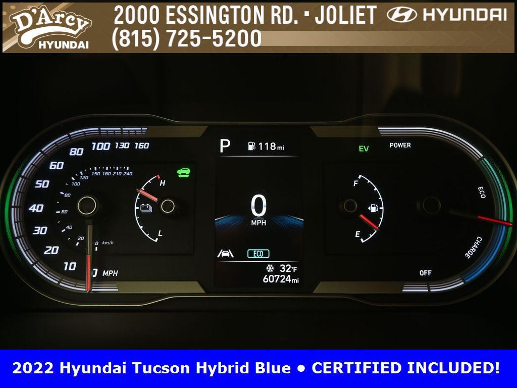 used 2022 Hyundai TUCSON Hybrid car, priced at $21,220