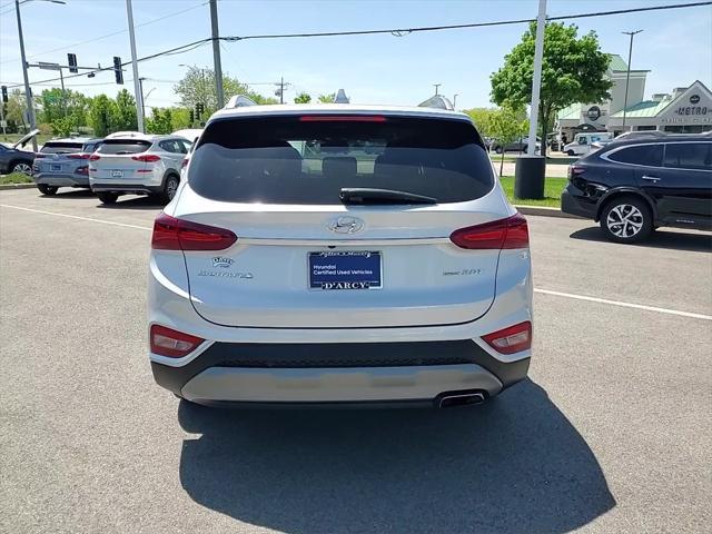 used 2019 Hyundai Santa Fe car, priced at $22,000