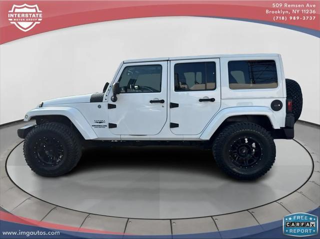 used 2015 Jeep Wrangler Unlimited car, priced at $14,995