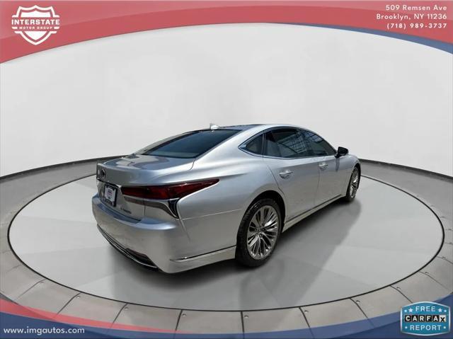 used 2018 Lexus LS 500h car, priced at $31,499