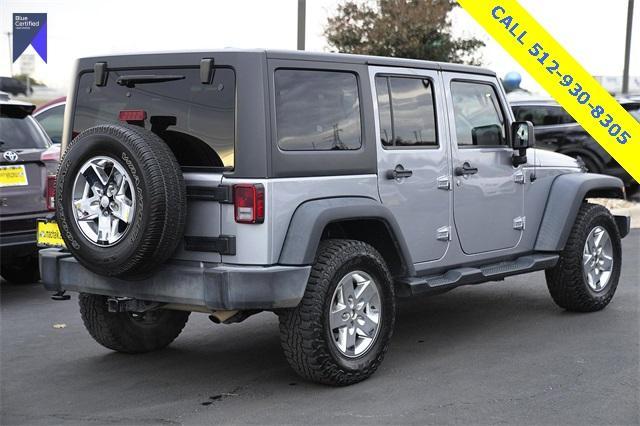 used 2016 Jeep Wrangler Unlimited car, priced at $20,829