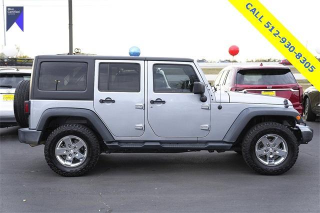 used 2016 Jeep Wrangler Unlimited car, priced at $20,829