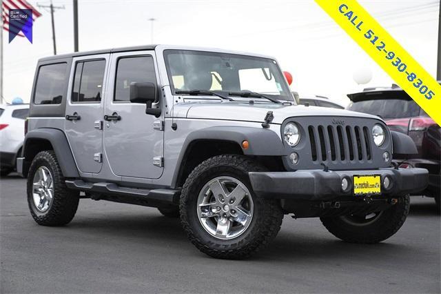 used 2016 Jeep Wrangler Unlimited car, priced at $20,829